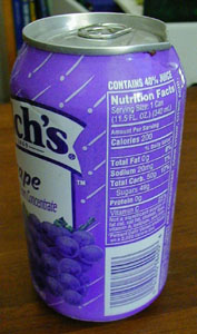 The hallowed can of juice